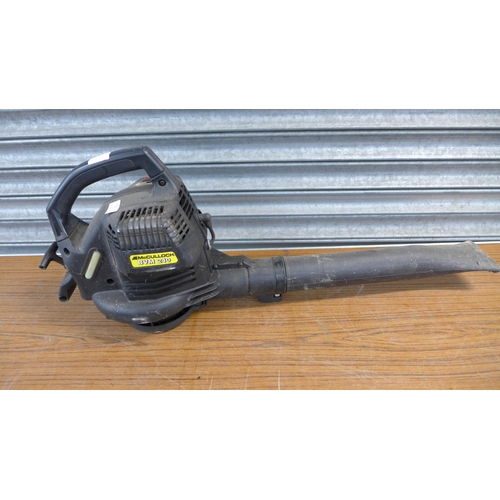 2224 - A McCulloch BVM240 petrol driven blower vac and a Flymo Multi Trim Revolution 2500 electric grass st... 