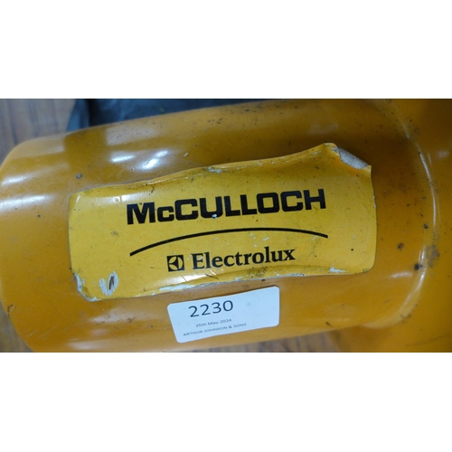 2230 - A McColloch ES416 electric chainsaw (W)