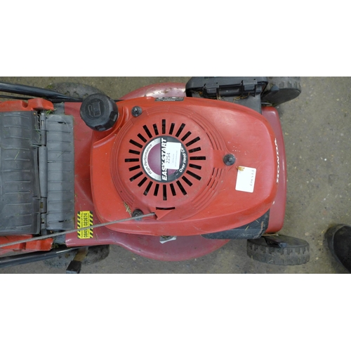 2254 - A Mountfield petrol driven lawn mower with a Honda auto choke system high performance petrol engine ... 