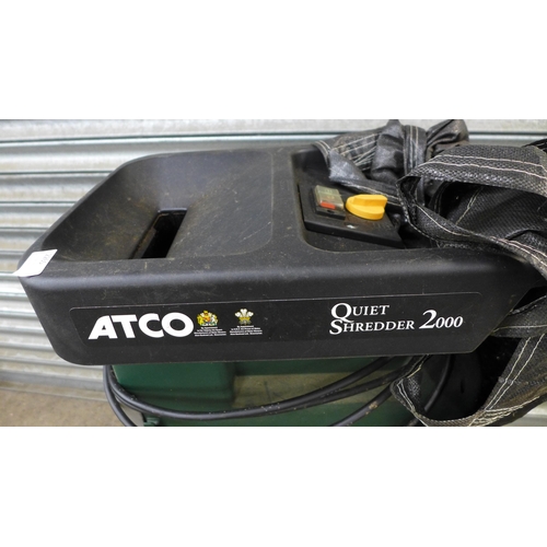 2265 - An Atco FO16L80712 Quiet shredder 2000, 240V, 2000w electric shredder