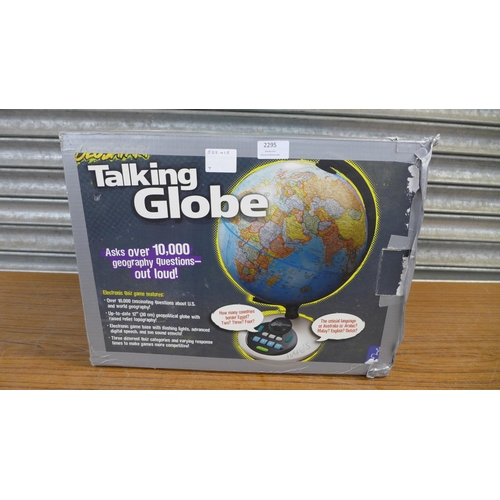 2295 - A Glo-Safari talking globe - boxed