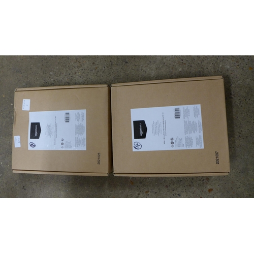 2372 - 2 Amazon basics medium grill covers - boxed - unused