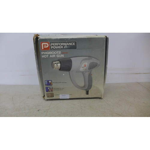 2373 - A Black and Decker 240w wallpaper steamer stripper and a Performance Power PHCT1800T2 1800w hot air ... 