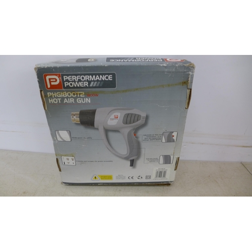 2373 - A Black and Decker 240w wallpaper steamer stripper and a Performance Power PHCT1800T2 1800w hot air ... 