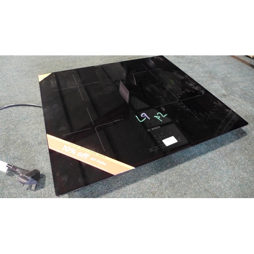 3001 - Bosch Induction 4-Zone Hob - model: PUE611BF1B, H51xW592xD522 Original RRP £412.5 inc. vat (446-9) *... 