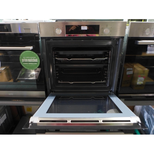 3025 - Bosch Serie 4 Pyrolytic Single Oven - model: HBS573BS0B, H595xW594xD548 Original RRP £515.84 inc. va... 