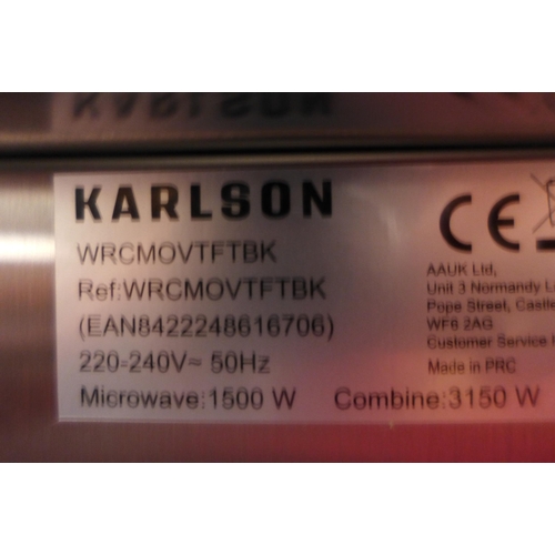 3028 - Karlson Compact Combination Oven, Model: WRCMOVTFTBK Original RRP £907.5 inc. vat (446-67) * This lo... 