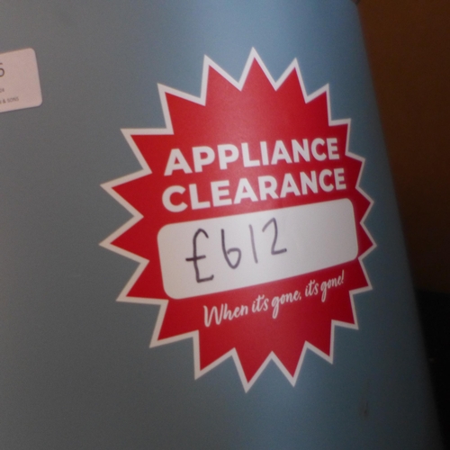 3036 - Faber Matte Blue Cylindrical Island Hood (446-54) * This lot is subject to vat