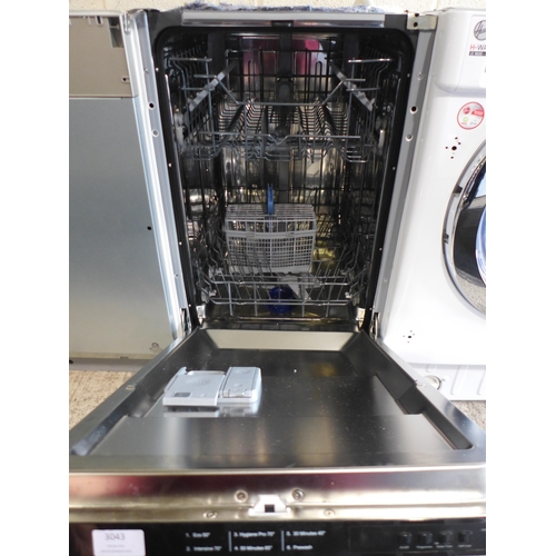 3043 - CDA Integrated Slimline Dishwasher - model: CDI4121,  H820xW448xD550 Original RRP £315.83 inc. vat (... 