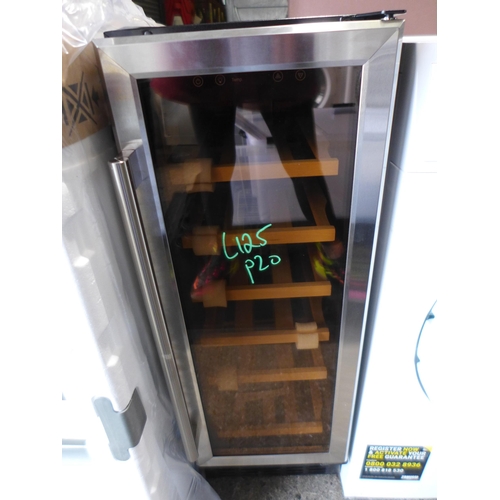 3049 - Viceroy 30cm Under Counter Wine Cooler - model: WRWC30SSED, H870xW295xD570 Original RRP £332.5 inc. ... 