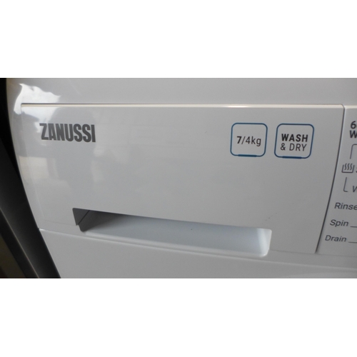 3050 - Zanussi Freestanding Washer Dryer (7 + 4kg) Model: ZWD76NB4PW Original RRP £540.83 inc. vat (446-127... 