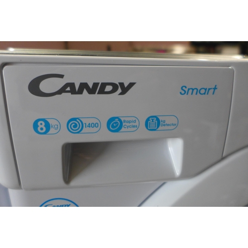 3054 - Candy Integrated 8kg Washing Machine - model: CBW 48D1W4, Original RRP £314.17 inc. vat (446-115) * ... 