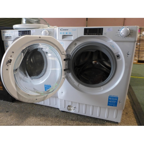 3054 - Candy Integrated 8kg Washing Machine - model: CBW 48D1W4, Original RRP £314.17 inc. vat (446-115) * ... 