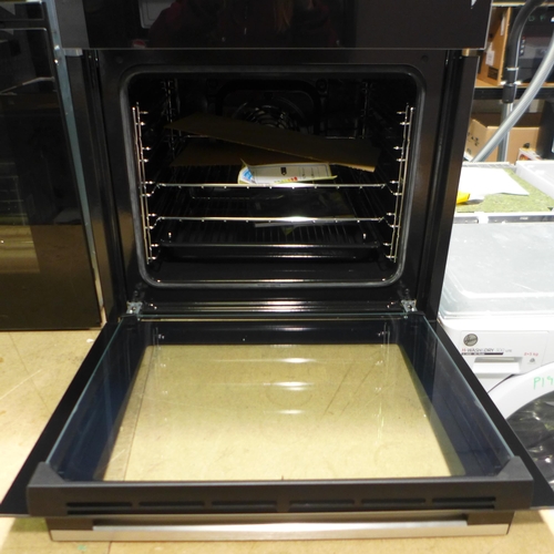 3057 - Zanussi Built-In FanCook Double Oven - Missing Shelves model: ZKHNL3X1, H888xW594xD568 Original RRP ... 