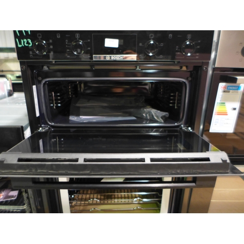 3058 - Bosch Serie 4 Built-In Double Oven - model: MBS533BB0B, H888xW594xD550 Original RRP £749.17 inc. vat... 