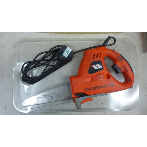 2009 - Black & Decker KS890EC 240v 400w Scorpion power saw - W