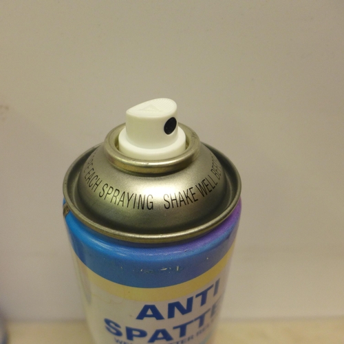 2063 - Six 500ml cans of weld anti-spatter release spray (sealed)