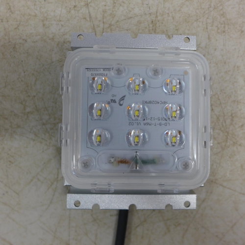 2066 - Two RTF151 sox retrofit LED lamps an M6A-9 modular LED light fitting and Venture lighting AMY003 12w... 