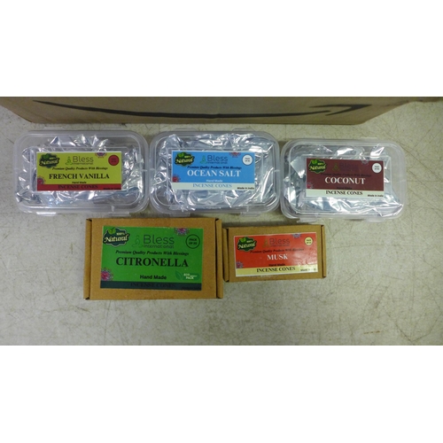 2069 - 29 packs of assorted incense cones including citronella, musk, french vanilla, coconut and ocean sal... 