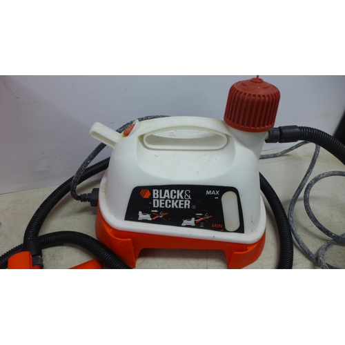 2079 - A Black and Decker KX3300T-GB steam wallpaper stripper with box