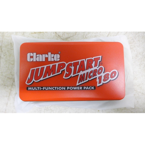 2082 - A Clarke jump start micro 180 multi function 1.8AH jump start and device charger