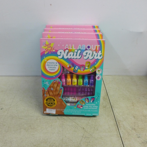 2093 - Four All About Nail Art sets  *This lot is subject to VAT