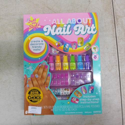 2093 - Four All About Nail Art sets  *This lot is subject to VAT