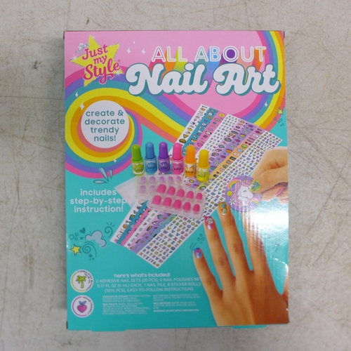 2093 - Four All About Nail Art sets  *This lot is subject to VAT