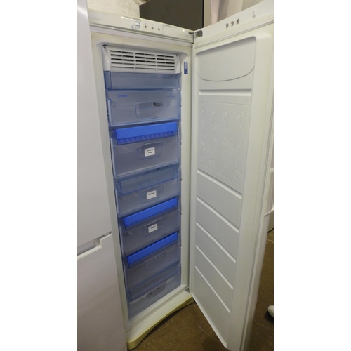 2151 - An Indesit 7 drawer free standing tower freezer