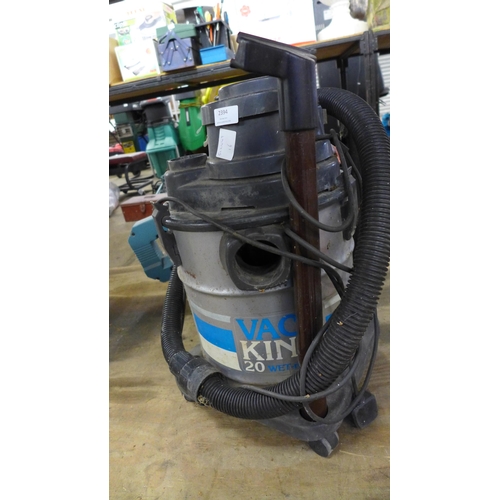 2394 - A Vac King wet and dry workshop vacuum cleaner