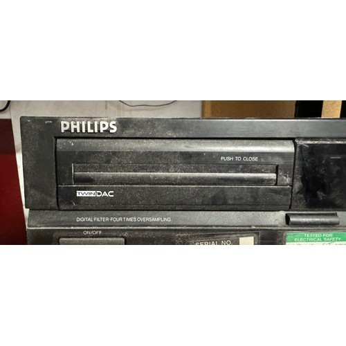 2116 - Hifi equipment - including Philips CD 61011 CD player, Aiwa AD-6300 solid state cassette deck, Denon... 