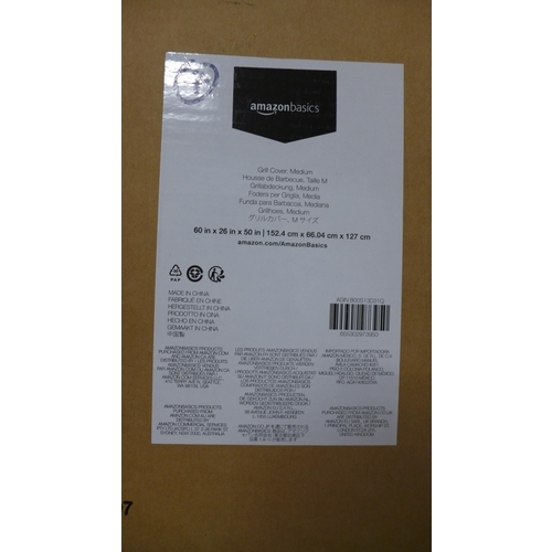 2372 - 2 Amazon basics medium grill covers - boxed - unused