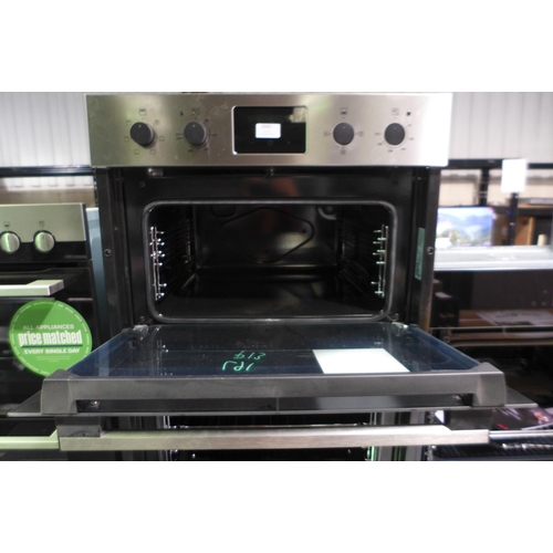 3060 - Zanussi Built-In FanCook Double Oven - Missing Shelves model: ZKHNL3X1, H888xW594xD568 Original RRP ... 