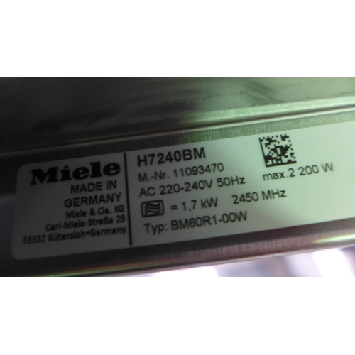 3062 - Miele Single Combi Microwave Oven - Model: H7240BM (446-190) *This lot is subject to vat