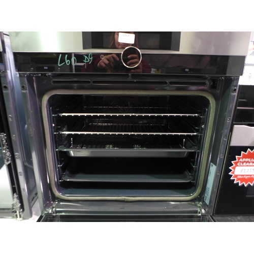 3063 - AEG Pyrolytic Single Oven - model: BPK842720M, H594xW594xD567 Original RRP £832.5 inc. vat (446-60) ... 