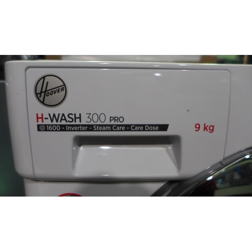 3072 - Hoover H-Wash 300 Pro Integrated 9kg Washing Machine - model: HBWODS 69TAMCE (446-92) * This lot is ... 