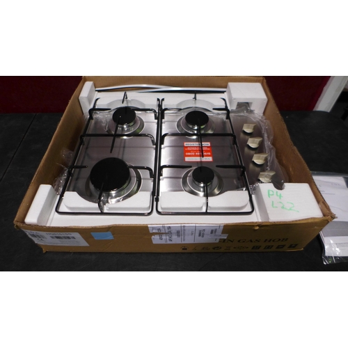 3076 - CDA Gas 4-Burner Hob, Model: HG6151SS Original RRP £137.5 inc. vat (446-22) * This lot is subject to... 