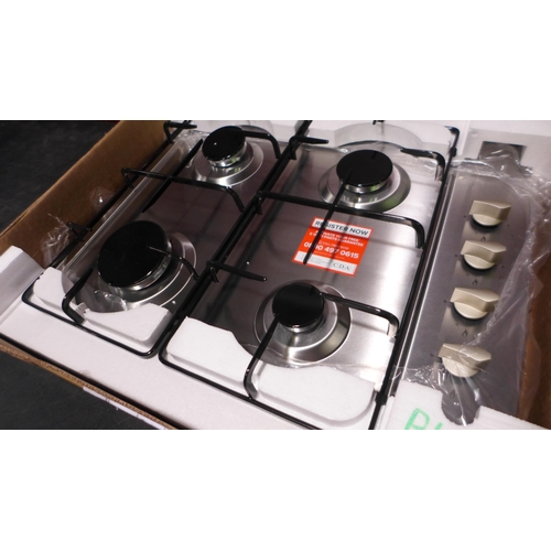 3076 - CDA Gas 4-Burner Hob, Model: HG6151SS Original RRP £137.5 inc. vat (446-22) * This lot is subject to... 