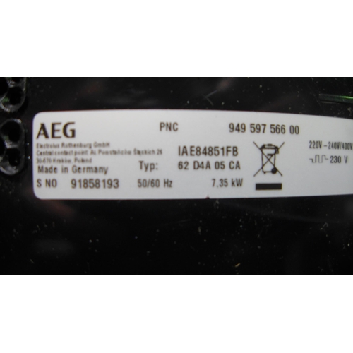 3091 - AEG 4-Zone Induction Hob - model: IAE84851FB (446-93) * This lot is subject to vat