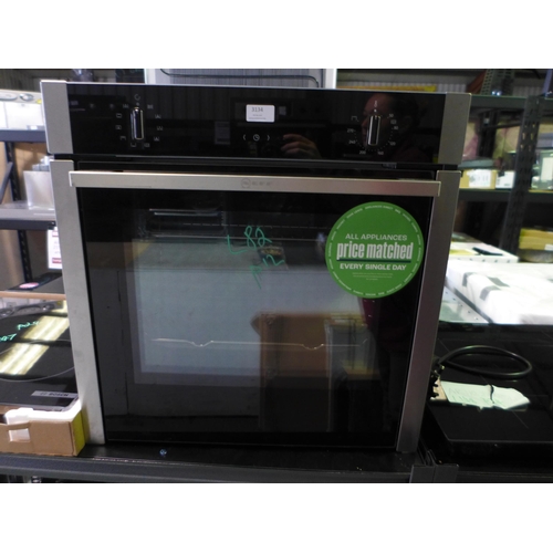 3134 - Neff N50 Slide & Hide Single Oven - Scratched Handle model: B3ACE4HN0B, Original RRP £622.5 inc. vat... 