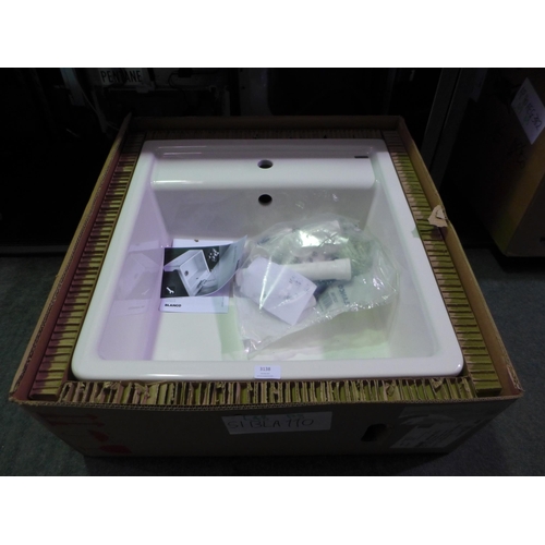 3138 - Blanco Panor Ceramic Belfast Style - White Sink, 630x600 Original RRP £332.5 inc. vat (446-48) * Thi... 