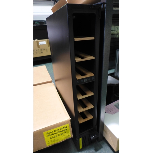 3146 - Viceroy 15cm Under-Counter Wine Cooler - model: WRWC15BKED (Missing Door) (446-113) * This lot is su... 