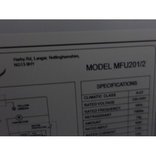 3156 - Matrix Integrated Under-Counter Larder Fridge - model: MFU201, H818xW596xD550 Original RRP £233.33 i... 