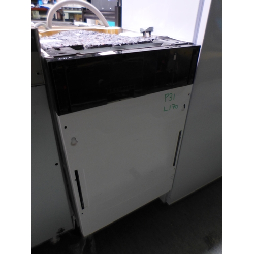 3165 - CDA Integrated Slimline Dishwasher - Model: CDI4320  H820xW448xD550 (446-170) * This lot is subject ... 