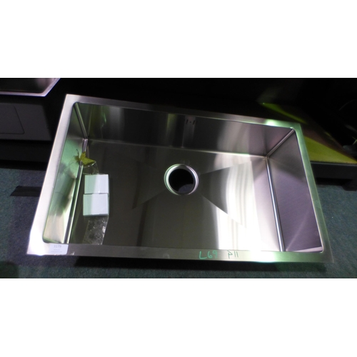 3179 - Undermount Metal Trough Style Sink Original RRP £350 inc. vat (446-69) * This lot is subject to vat