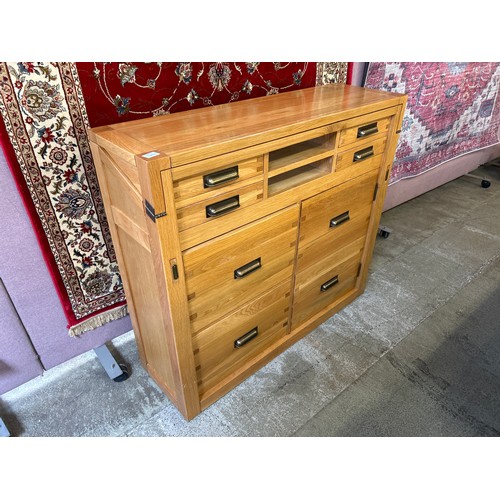 1500 - Oak military style desk