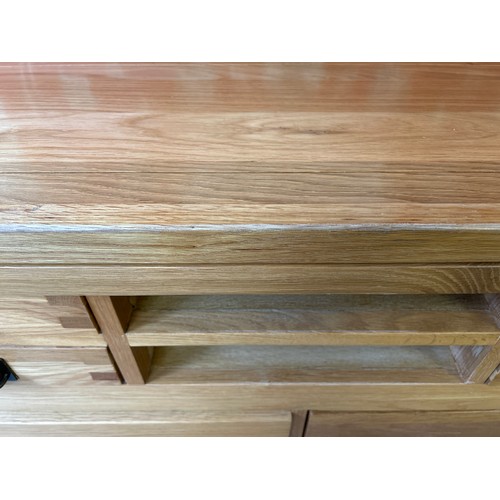 1500 - Oak military style desk