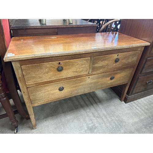 165 - An Edward VII mahogany chest of drawers