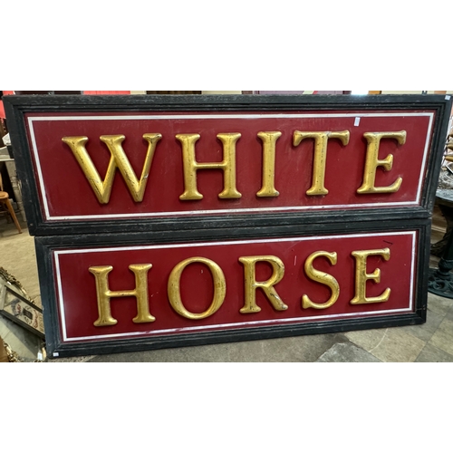 272 - A White Horse pub sign