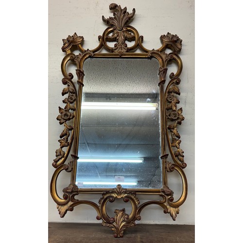 406 - A Florentine style gilt framed mirror